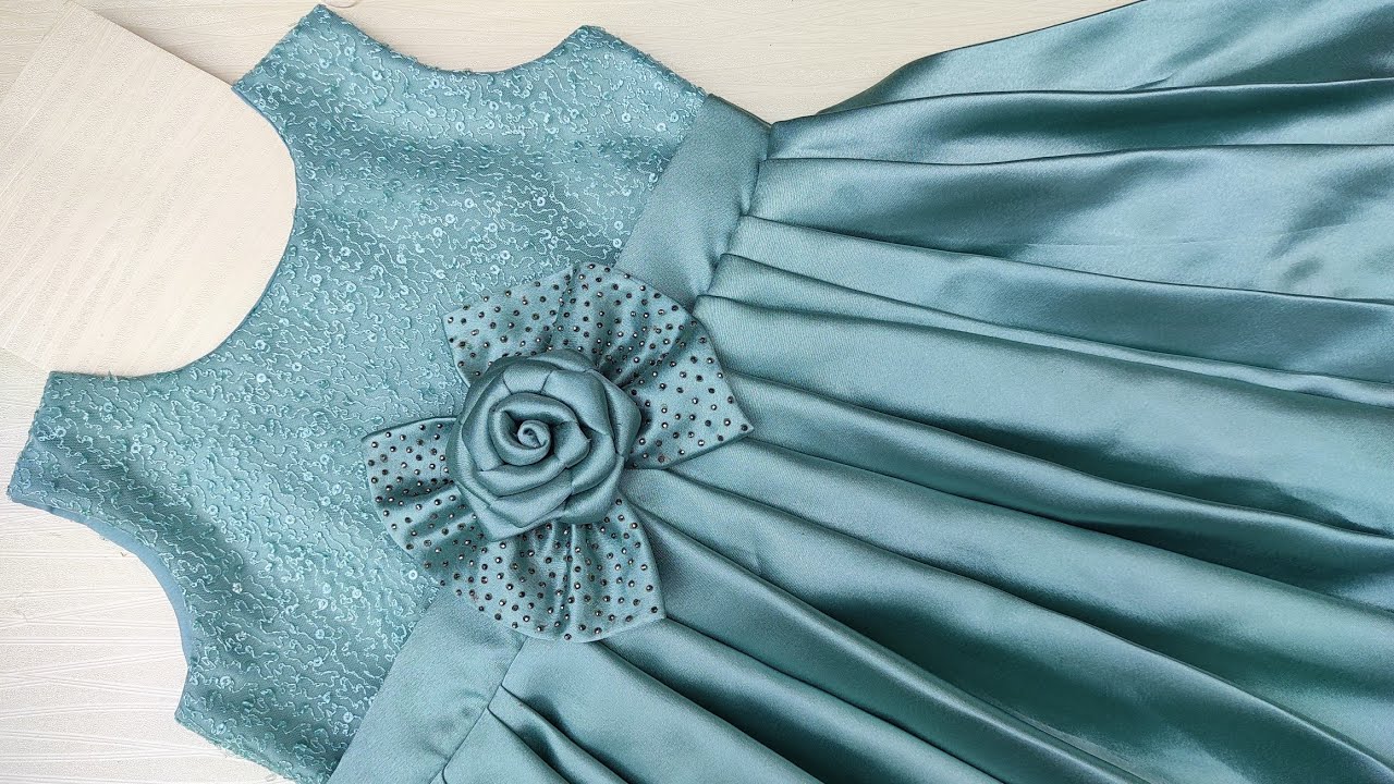 Baby Frock Cutting And Stitching For Two Years Old Kids