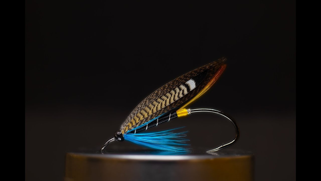 A Blue Charm Salmon fly Variant tied by Mark McLoone