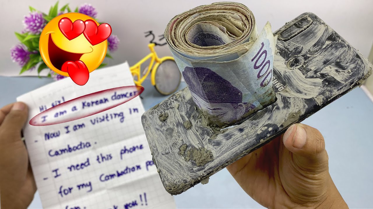 Restoring a Destroyed Phone for a Dancer – She Need this Phone for her Poor fan!
