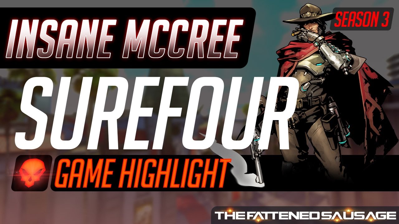 [Highlight] Surefour Explains His Aimbot + Incredible McCree Gameplay