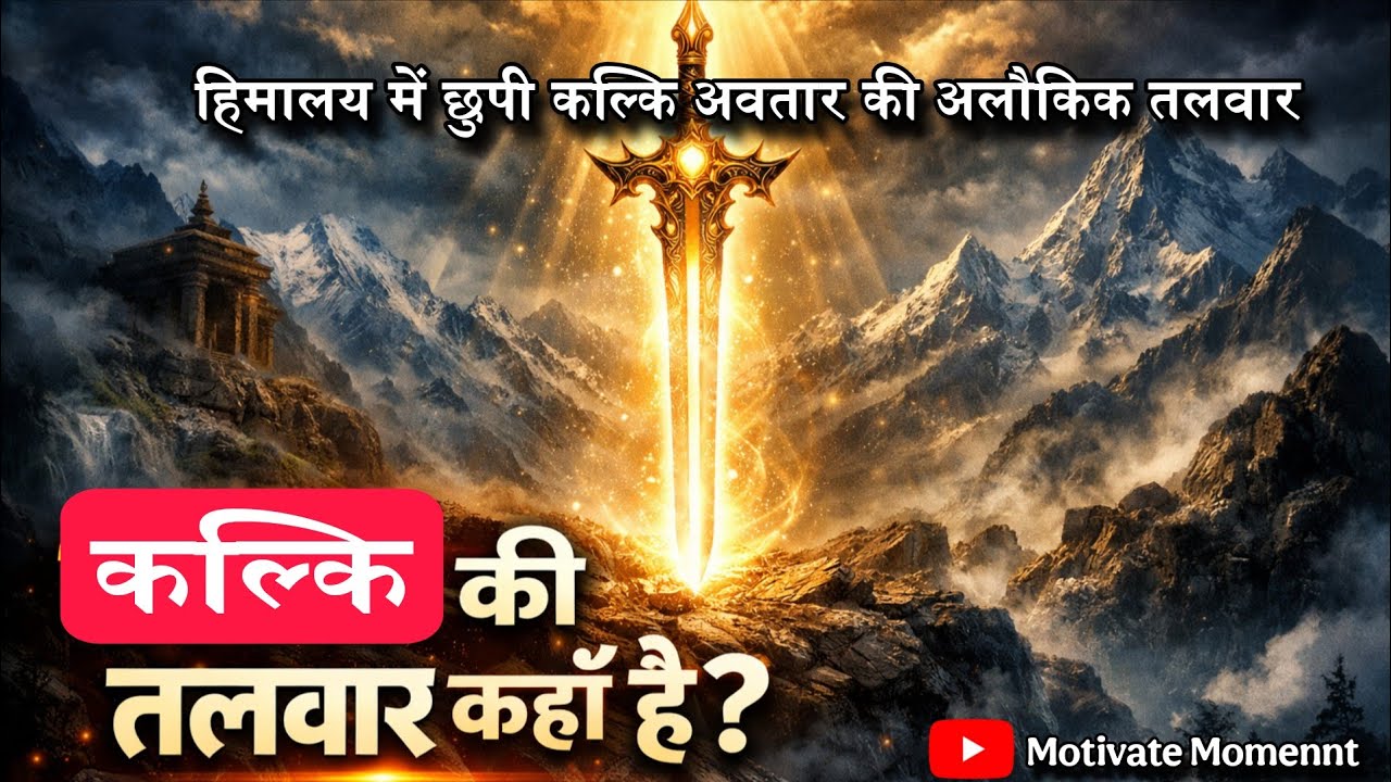 कल्कि अवतार की दिव्य तलवार का रहस्य | कहाँ छुपी है विनाश की शक्ति?#MotivateMomennt