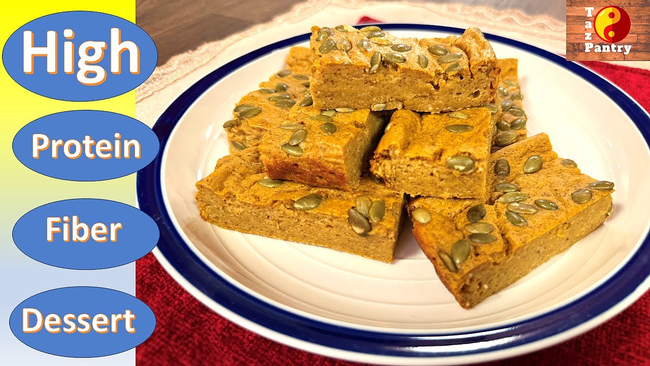 Sugar-Free Cottage Cheese Pumpkin Pie Bars That Melt in Your Mouth | Fall Recipe