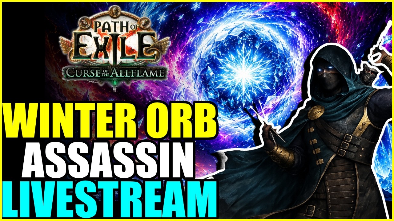 Path of Exile | Assassin Winter Orb Is Insane! League Start Day 1 (PoE 3.29 Shadow)