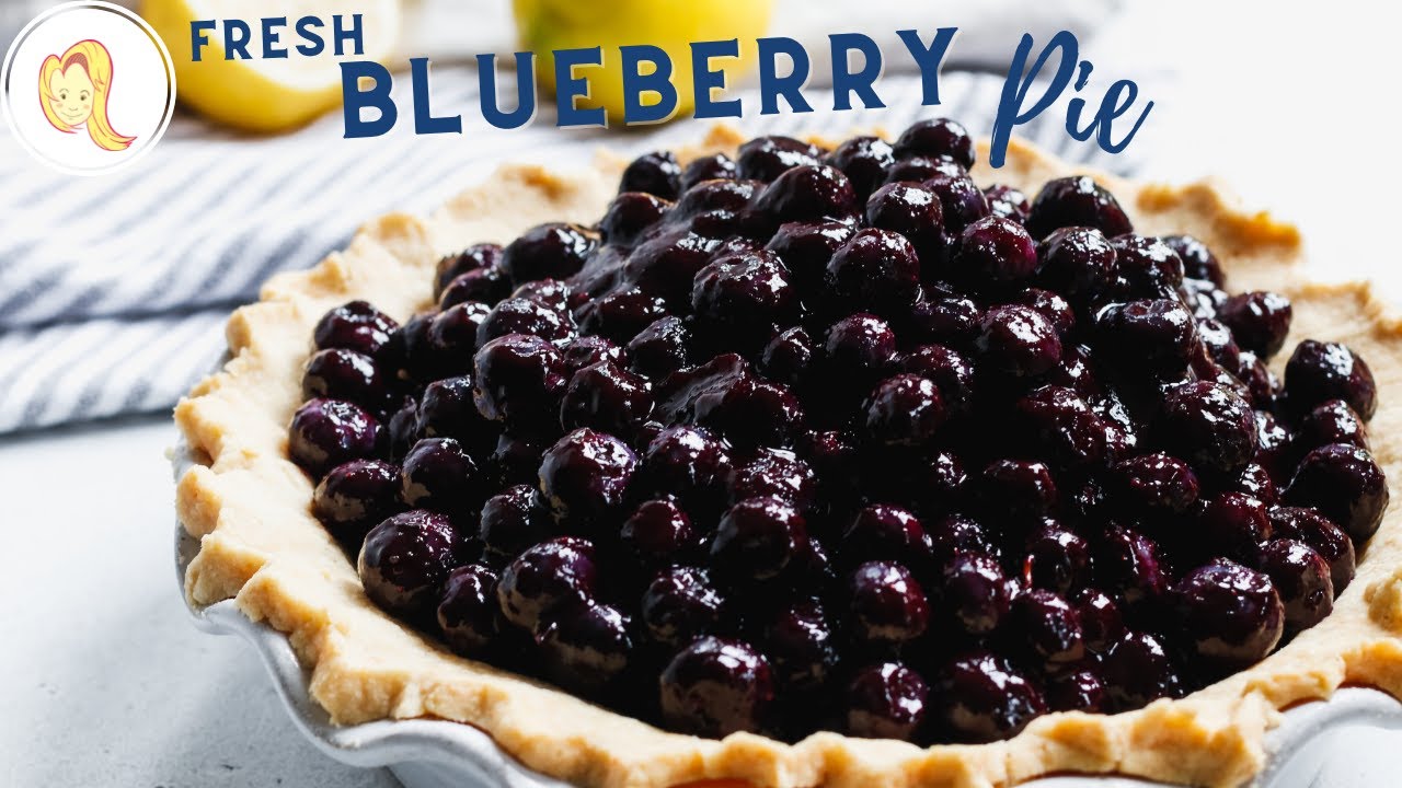 Fresh Blueberry Pie | vegan, plant based, easy recipe