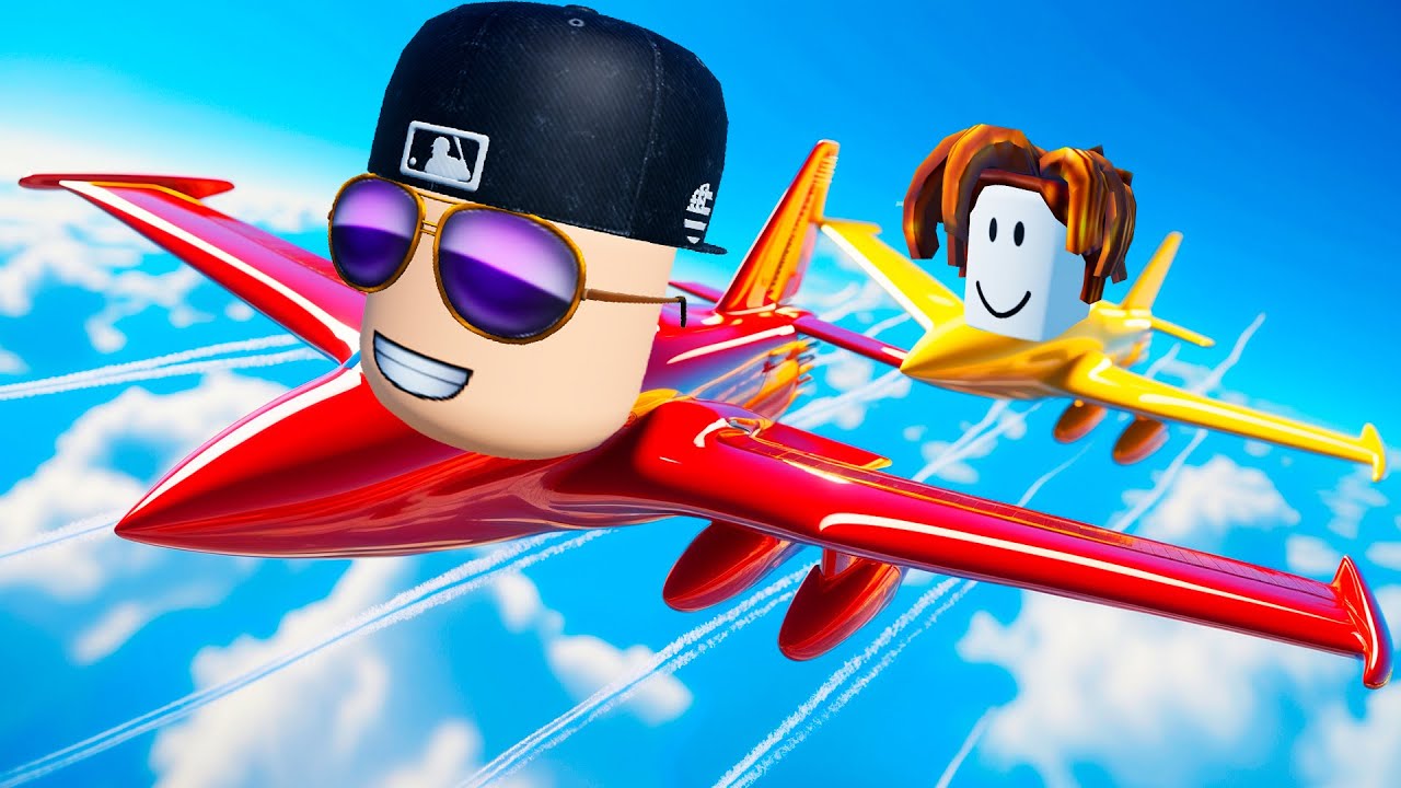 Jeg Brugte 🤑5000🤑*ROBUX* i Roblox Become A Plane And Fly!