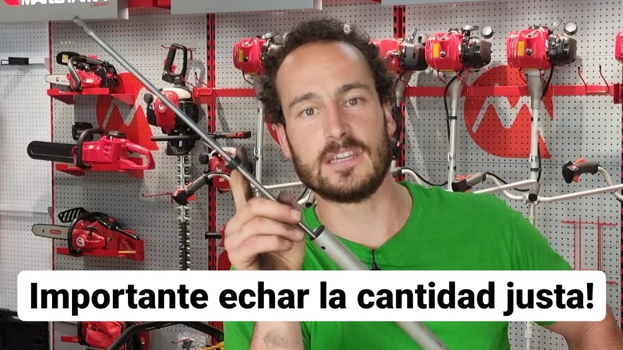 Como ENGRASAR el BARR&Oacute;N - DESBROZADORA