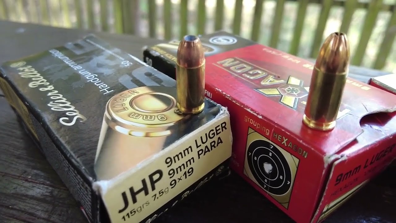 Test przebijalności 9x19- S&B JHP, Geco Hexagon i Hornady Critical Duty