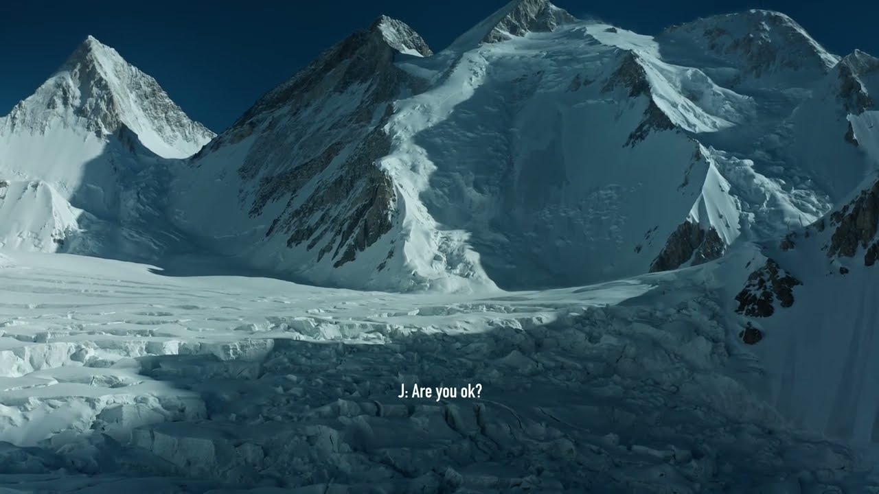 Gasherbrum II ski descent ⛷️🏔️ #GasherbrumSkiChallenge