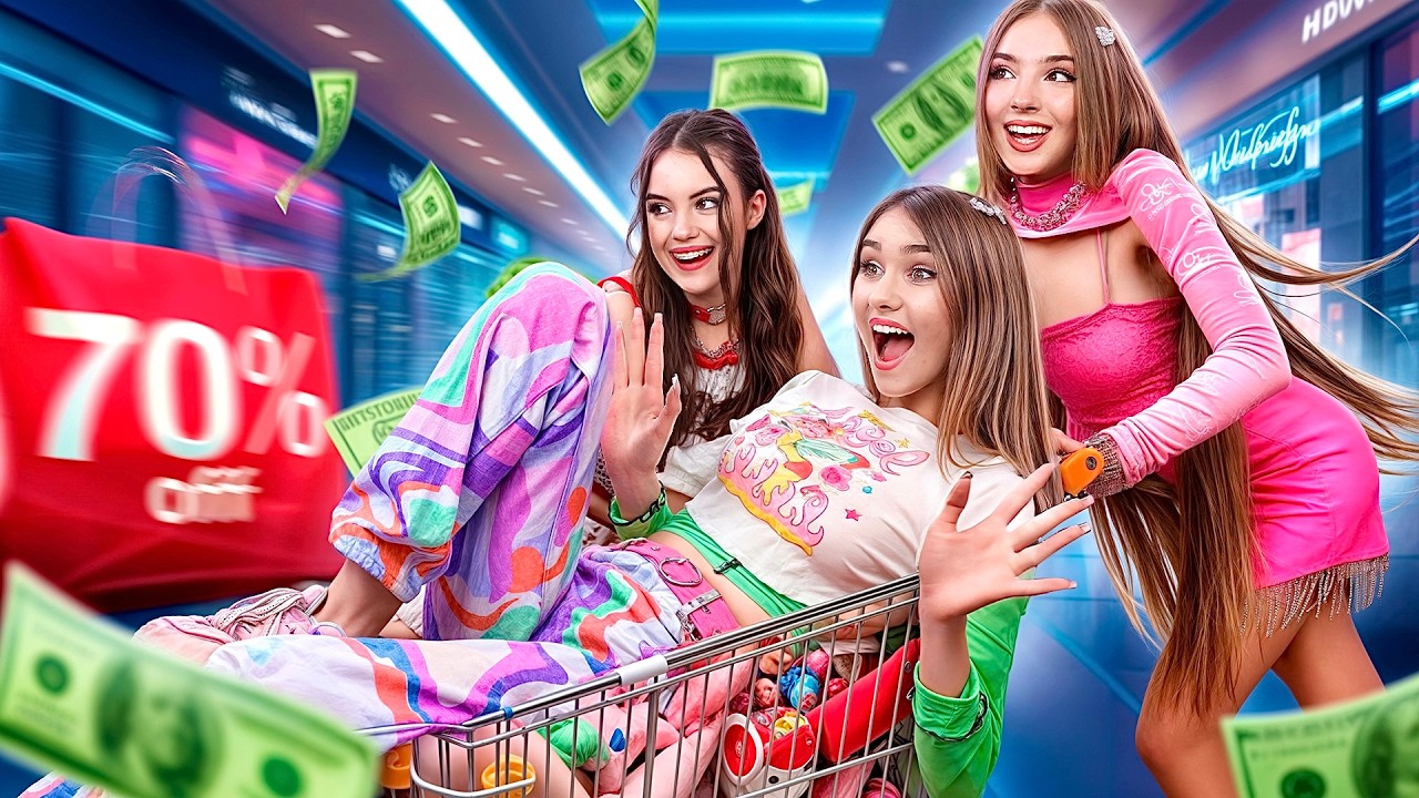 Kind vs Teenager vs College-Schwester! Jede von ihnen (10-18) bekommt 1000 $!