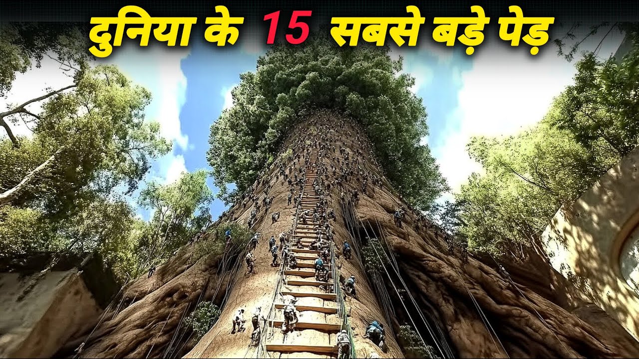 विश्व के 15 सबसे विशाल पेड़ | 15 largest trees in the world
