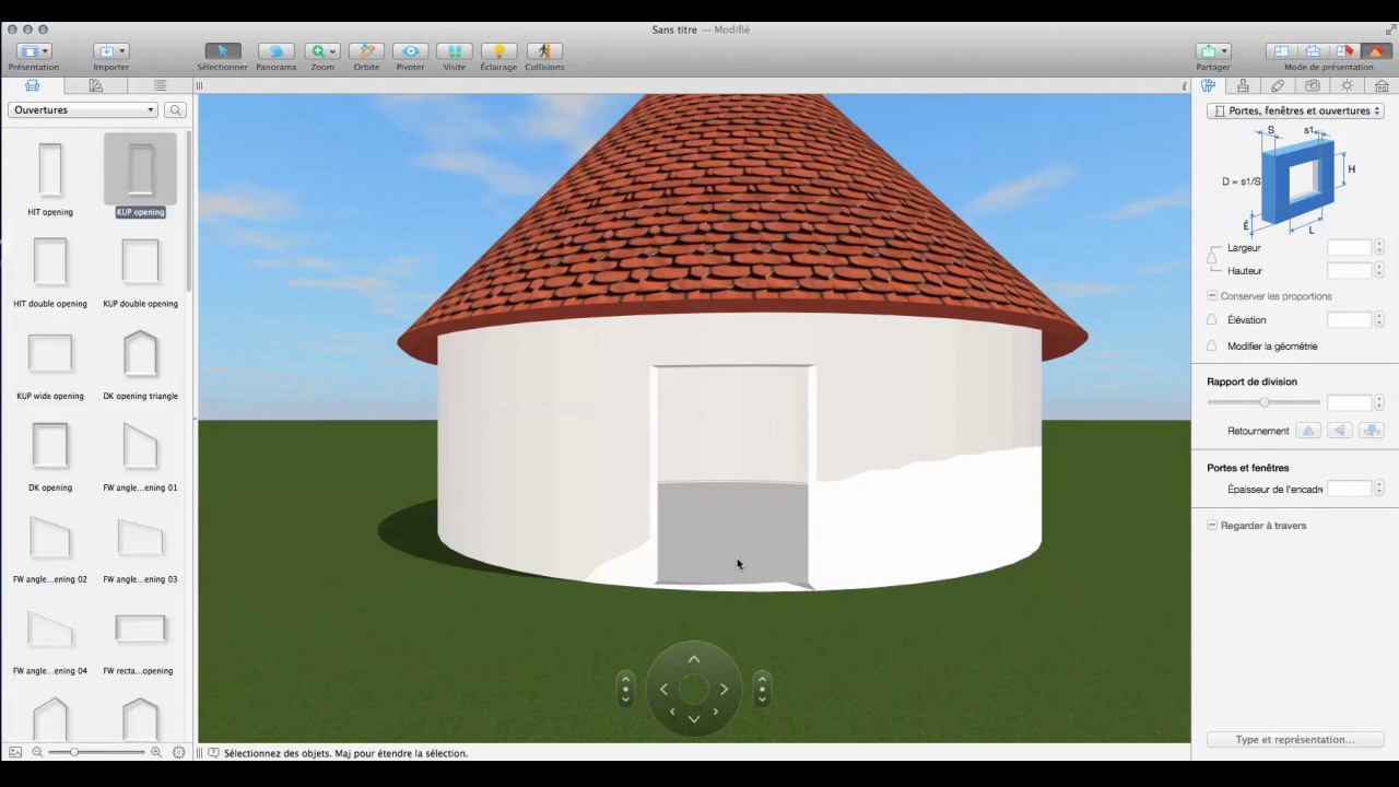Live Home 3D Pro Tutorials (Français) : Courbes, Ouvertures, Blocs de construction.