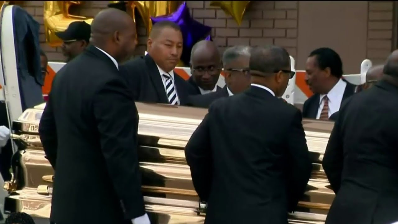 Public visitation for Aretha Franklin held at New Bethel Baptist Church in Detroit