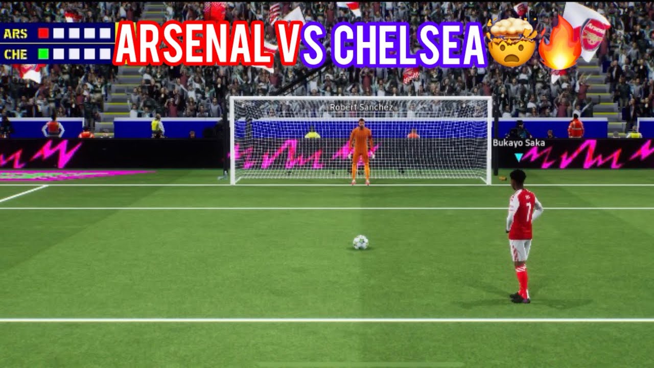 CRAZY Penalty Shootout 😱🤯 | ARSENAL vs CHELSEA 🥅⚽️ 