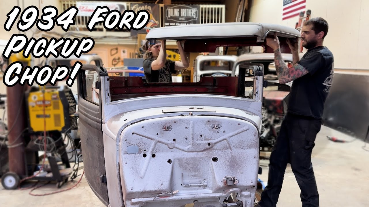 Chopping a 1934 Ford Pickup- A Historic Hot Rod Restoration!