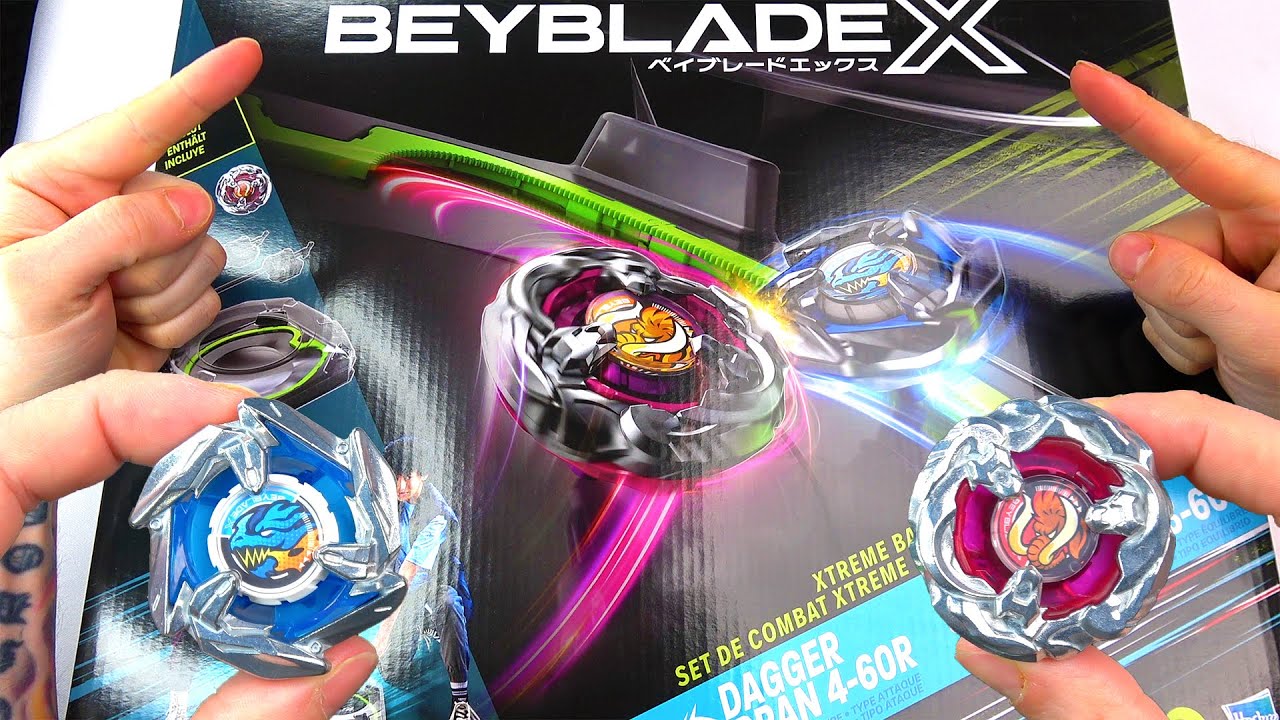 YOOO Мы только что получили НОВЫЙ HASBRO Beyblade X XTREME BATTLE SET с Туском Мамонта и Кинжалом...