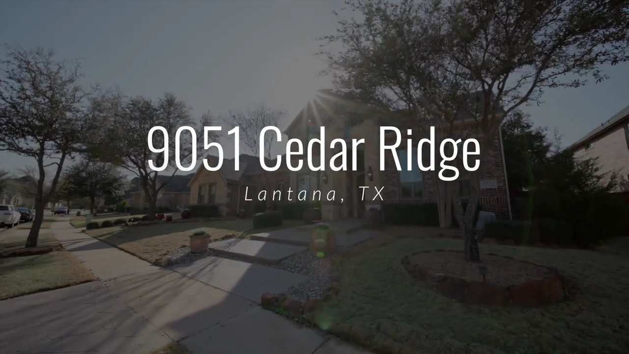 Luxury Homes in Lantana TX | Home Tour in Lantana Golf Club Community