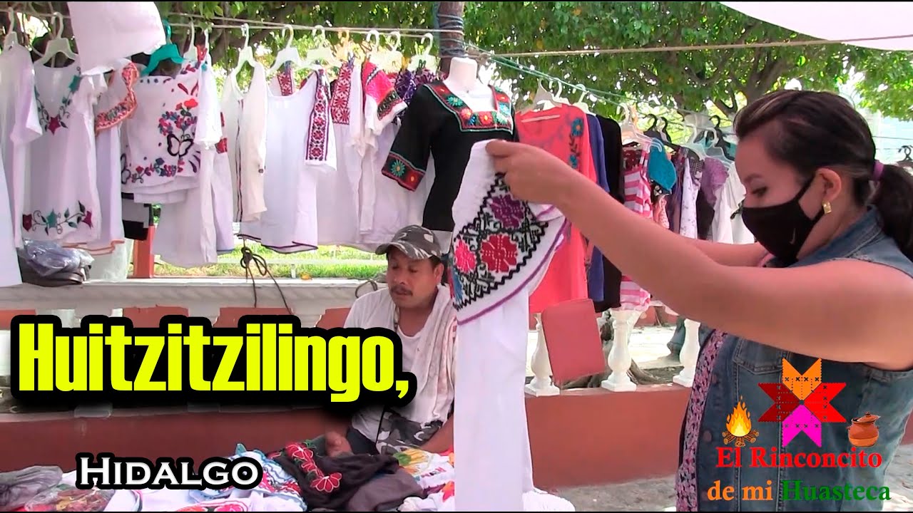 De Compras en la plaza de Huitzitzilingo, Hidalgo