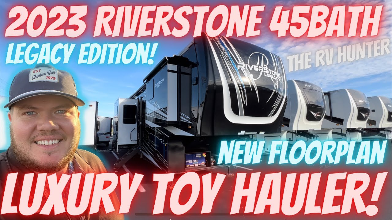 2023 Riverstone Legacy 45BATH | Riverstones first TRUE Toy Hauler!