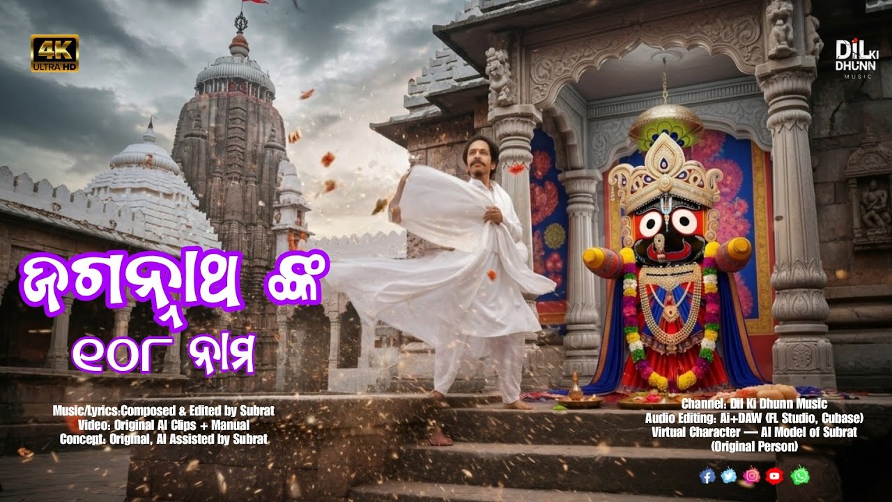 ଜଗନ୍ନାଥ ଙ୍କ 108 ନାମ | Jagannatha 108 Naam | Jagannath Ai Song | Ai Jagannath Bhajan | Odia Bhajan
