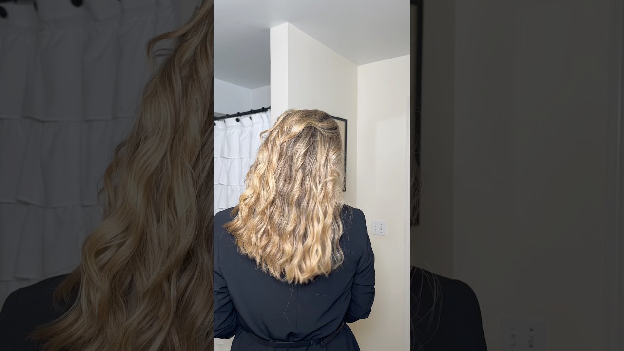 HOW TO: Margot Robbie inspired curls #margotrobbie #wutheringheights #hairtutorial #wavyhair