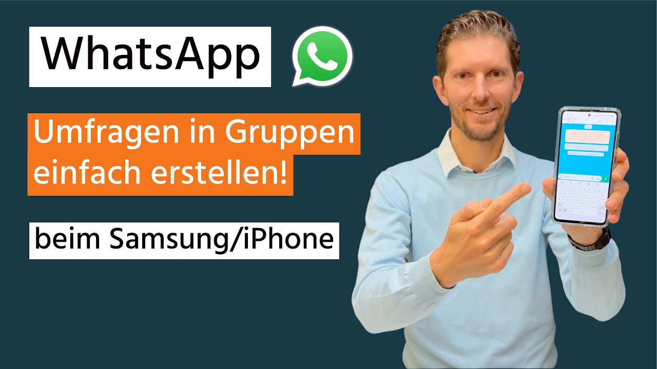 WhatsApp: Umfragen in Gruppen ganz einfach erstellen (Samsung | iPhone)