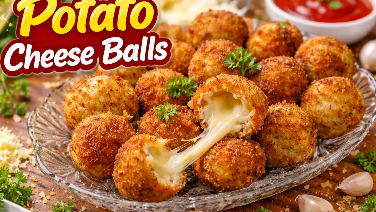 Ramadan Special Crispy Potato Cheese Balls