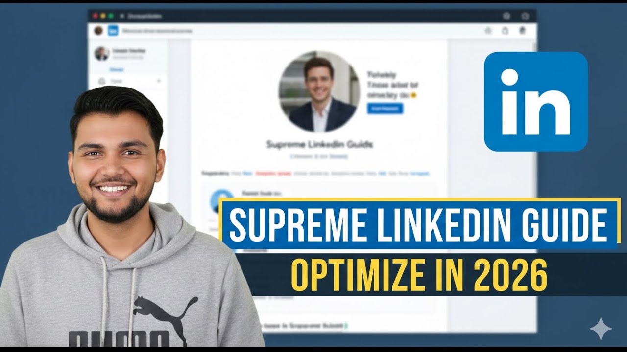 How to Optimise LinkedIn in 2026 (Step-by-Step Guide) #linkedintips #linkedintutorial #linkedin 