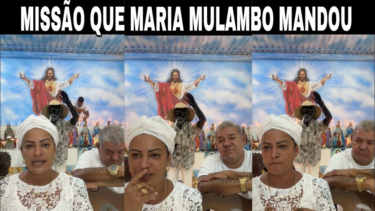 MÃE LU RECEBEU A MISSÃO DE FAZER 9 TRABALHOS EM PAI ZÉ DENTRO DO HOSPITAL 🕯️🍷🌹