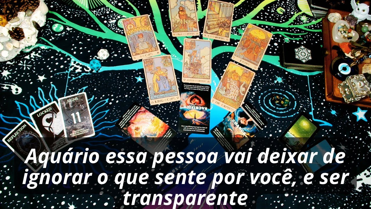 Aquário 2ºdec essa pessoa vai deixar de ignorar o que sente por você, e ser transparente