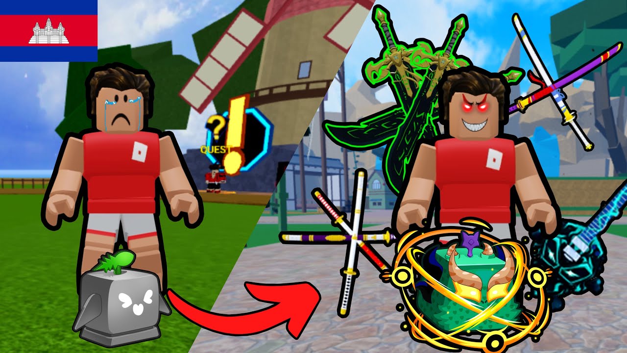Upgrade Account  របស់ Fan នៅក្នុង Blox Fruits - Blox Fruits Khmer - Episode 21