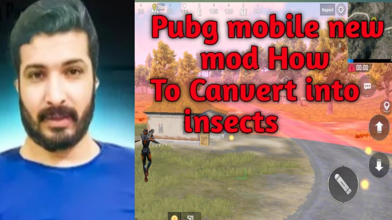 PUBG Mobile New Mod How To Canvert Into Insects #PUBG MOBILE