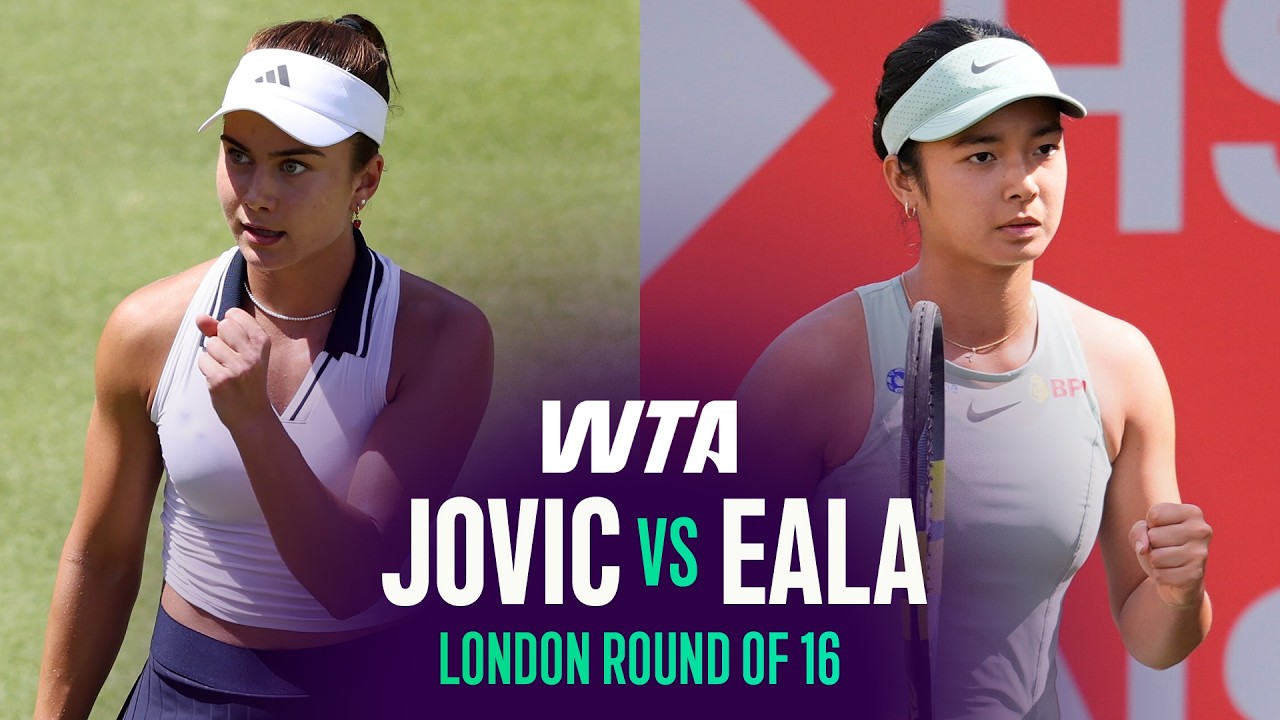 Айва Йович против Александры Эалы | Лондон 2026, 1/8 финала | Обзор матча WTA