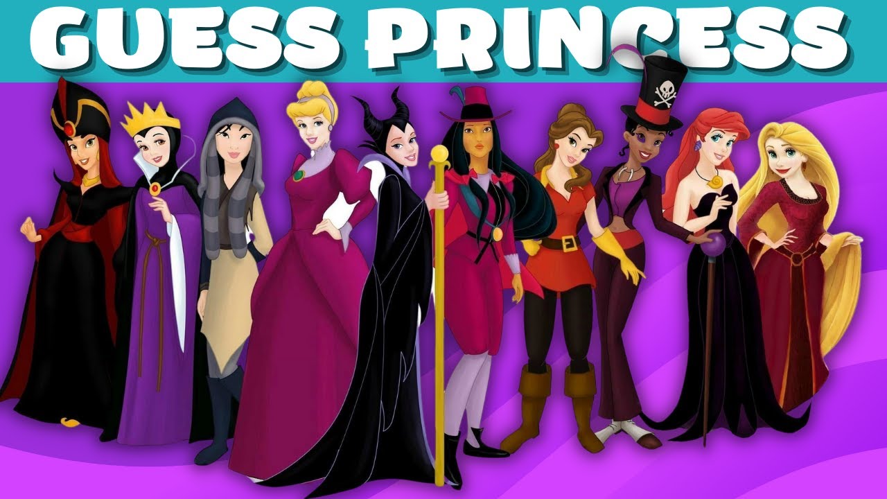 Guess Disney Princess by the Sketch of her Villain ❤️‍🔥| Disney Quiz 📝