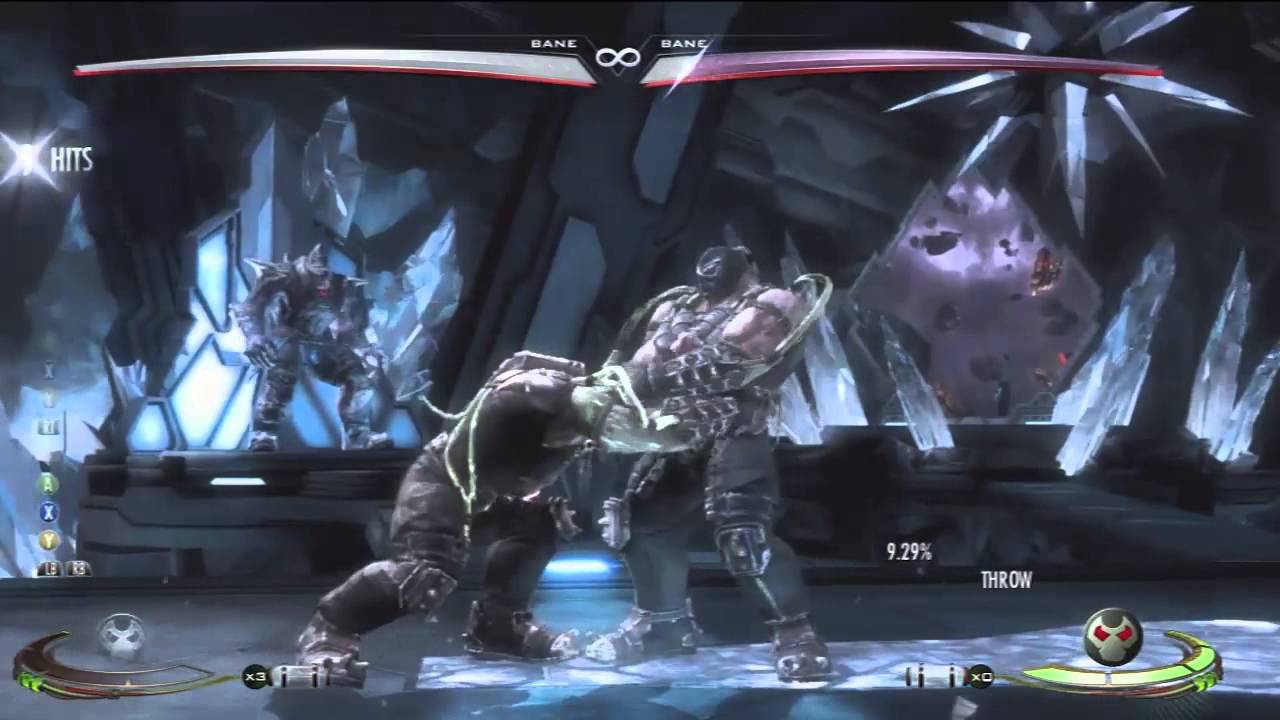 Injustice: Gods Among Us - Bane 116% Midscreen Combo