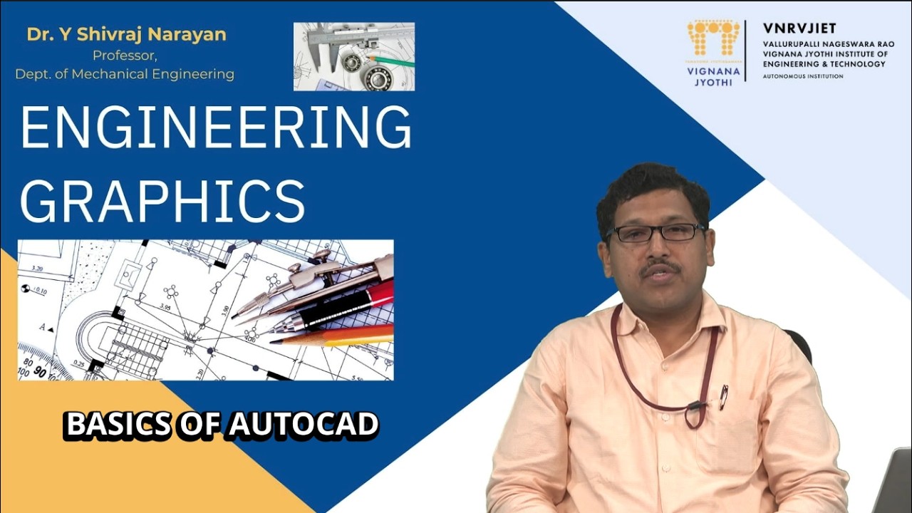 Basics of Autocad by Dr. Y Shivraj Narayan