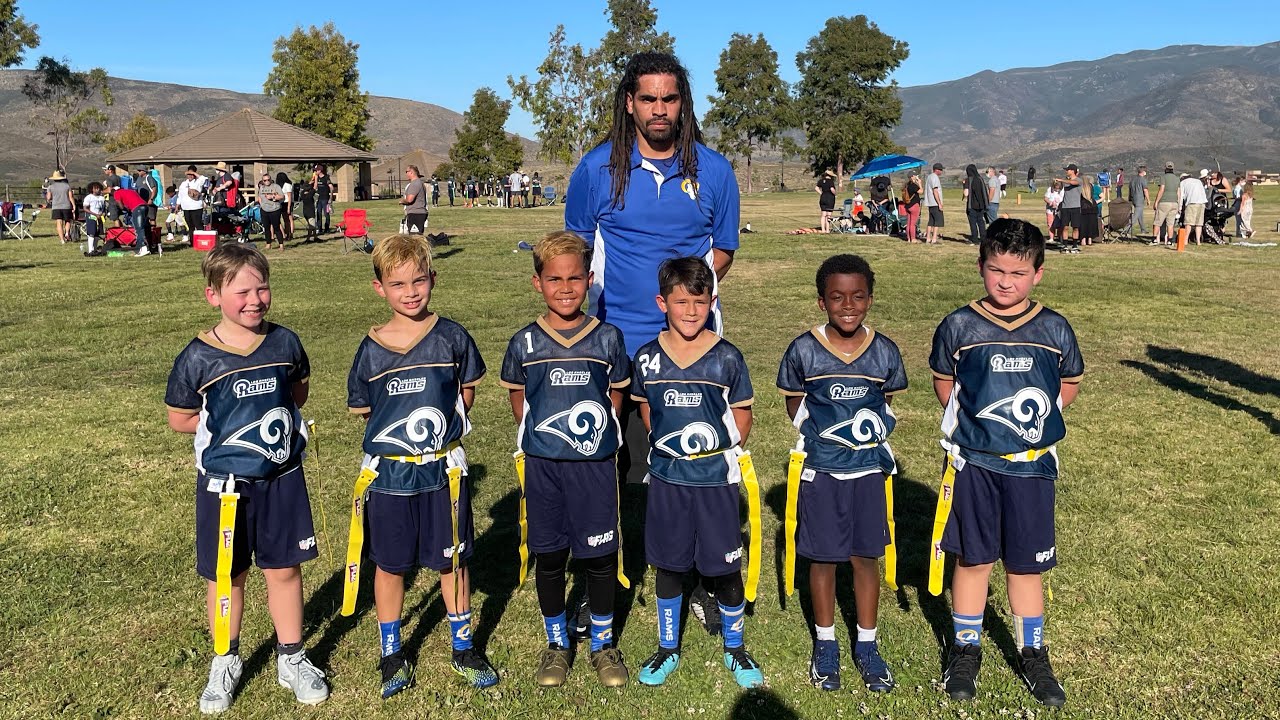 NFL FLAG SD || CHULA VISTA RAMS VS COWBOYS || SPRING 2021 || WEEK 2 || 1ST/2ND GRADE ||
