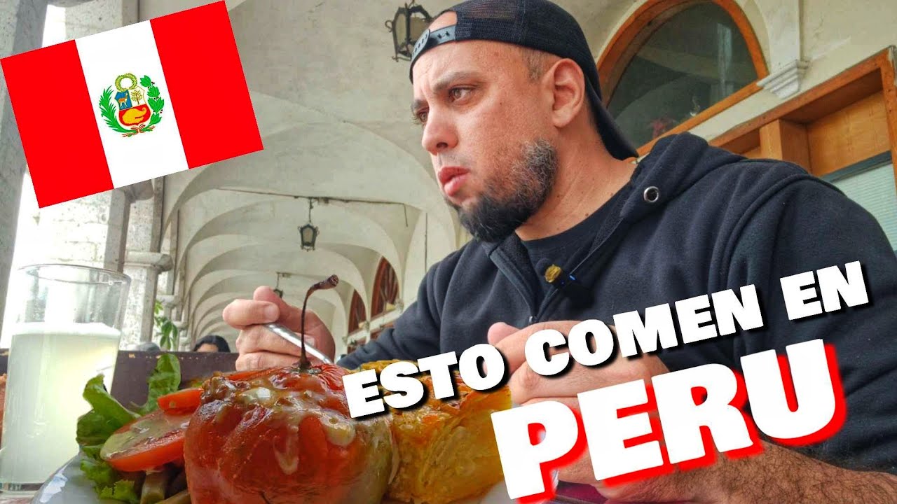 Probando COMIDA TIPICA PERUANA por PRIMERA VEZ 🇵🇪| Arequipa