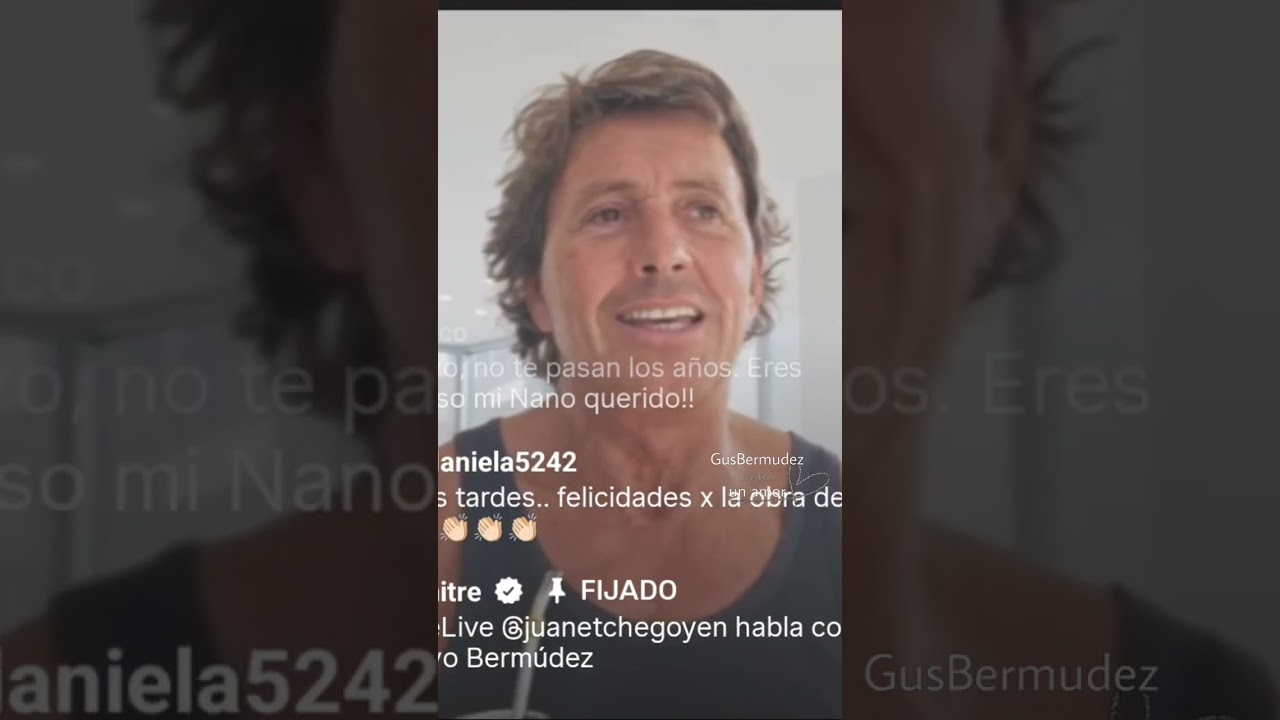 Gustavo Bermúdez. Directo de Instagram (13/01/2026)