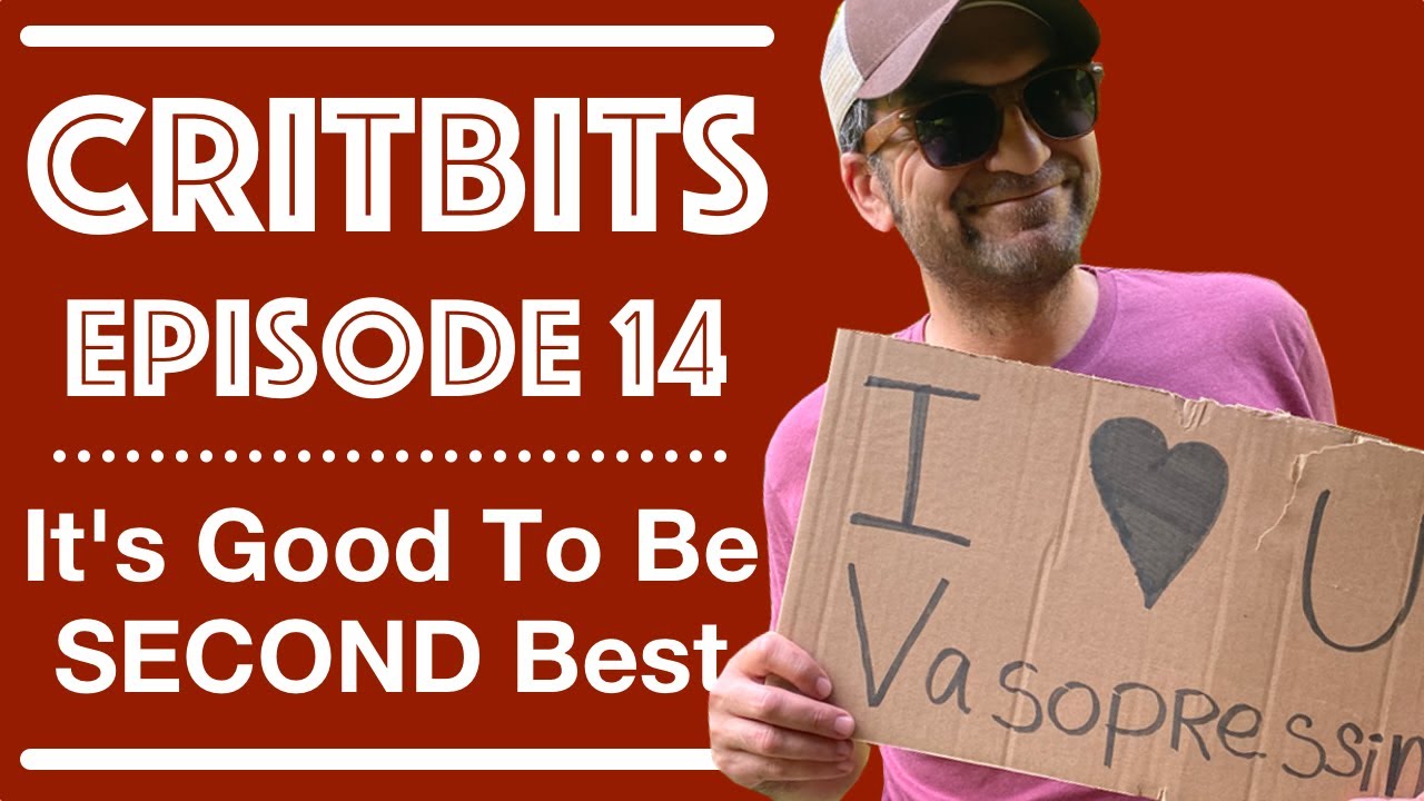 VASOPRESSIN: IT'S GOOD TO BE SECOND BEST