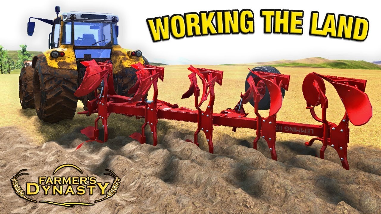 FIRST TIME USING THE BIG PLOUGH | Farmer's Dynasty Episode 33
