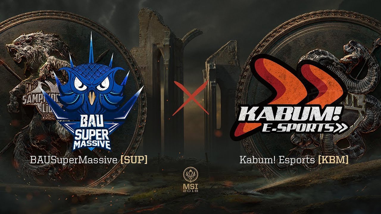 BAUSuperMassive ( SUP ) vs KaBuM! e-Sports ( KBM ) Maçı | MSI 2018 Ön Eleme 4. Gün