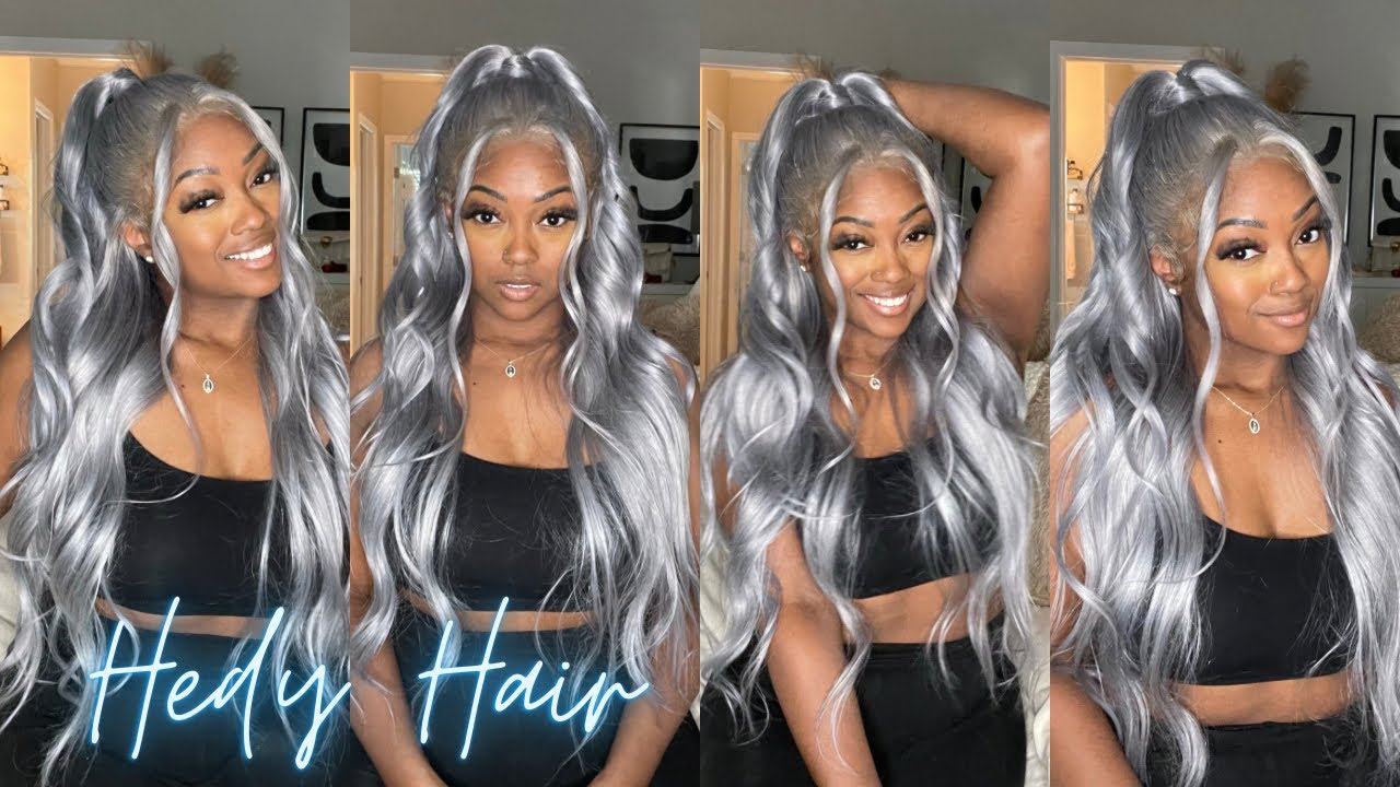 Trying Something New: My First Grey Wig Installation and Review ft. Hedy Hair