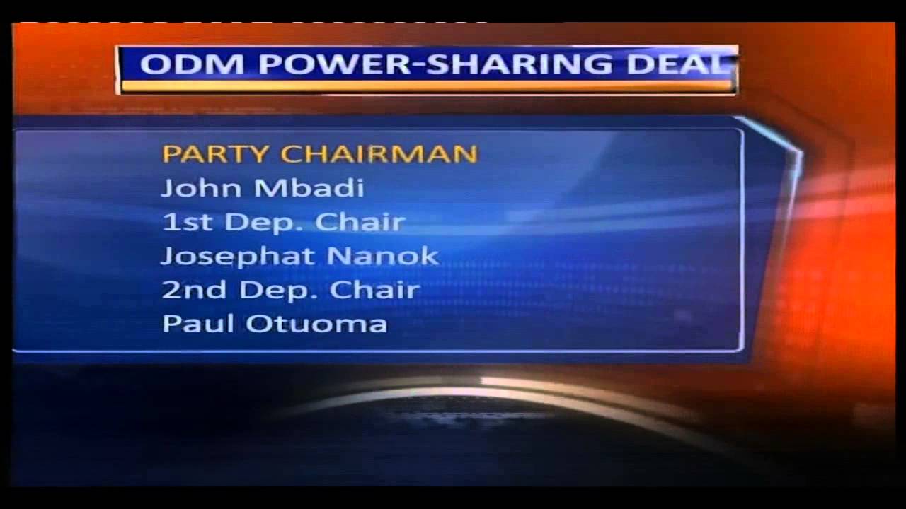 ODM Power Sharing Deal