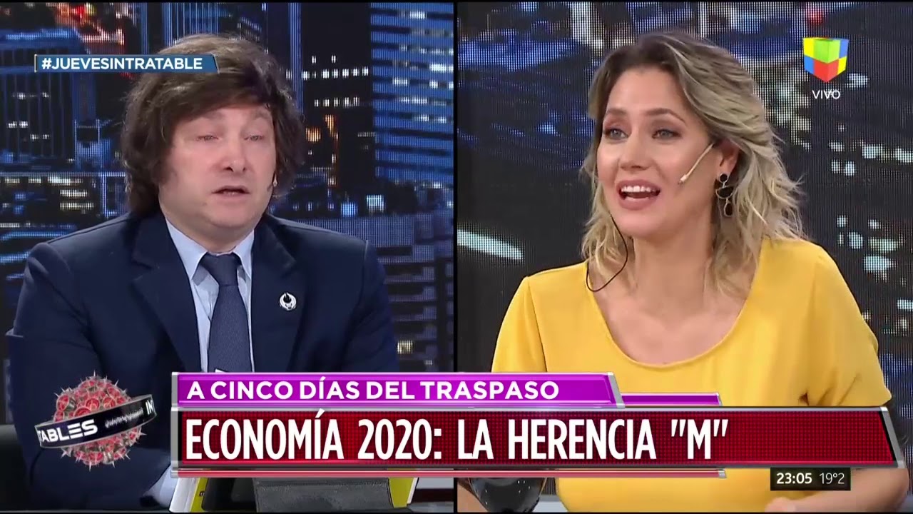 Javier Milei en Intratables (05/12/19): 