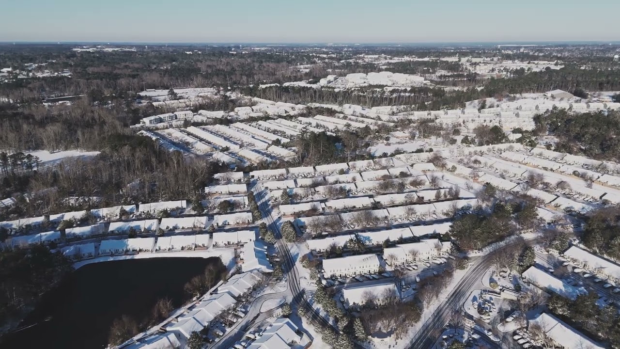 This NEVER Happens in Augusta, GA ❄️ | Snowstorm Drone Footage 2-1-2026