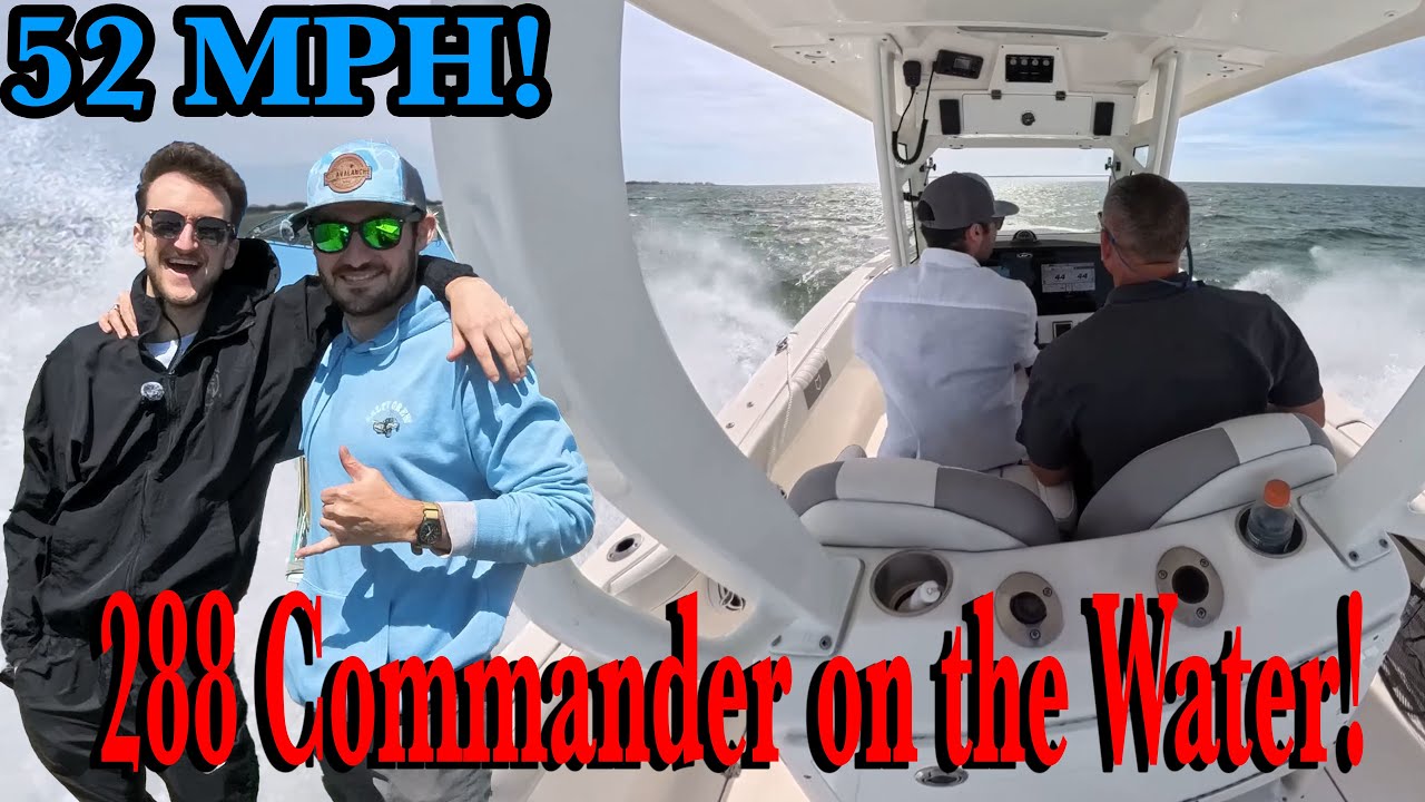 2025 SEA FOX 288 @ 52MPH!!! 288 Commander on the water (feat. My Best Friend&rsquo;s reaction)