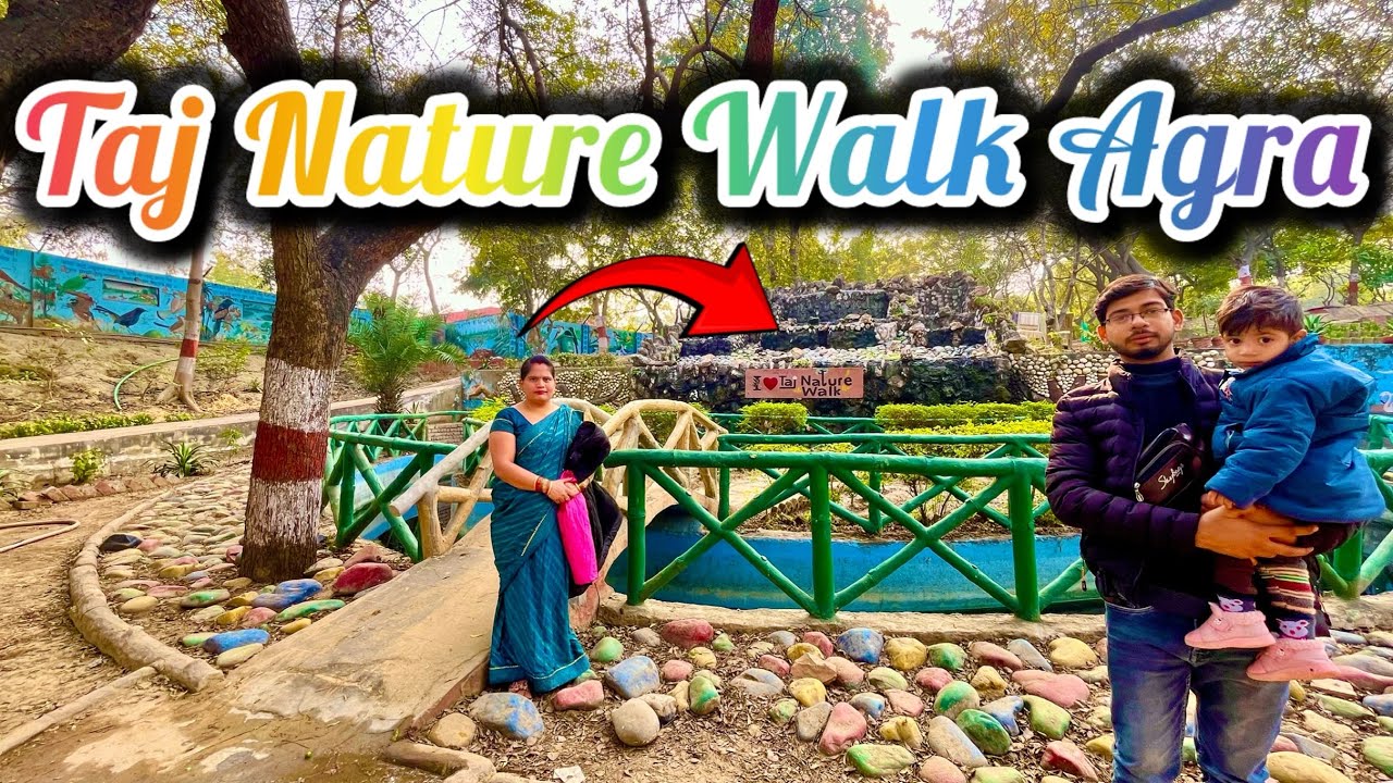 Taj Mahal ka sabse khoobsurat nazara! 😍 | Taj Nature Walk Agra Vlog 🌿