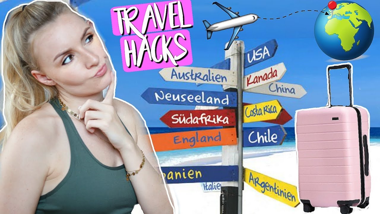 ZEIT FÜR URLAUB!🌴TRAVEL HACKS, die man wirklich nutzt! ✈️Koffer packen & Handgepäck Must-Haves!