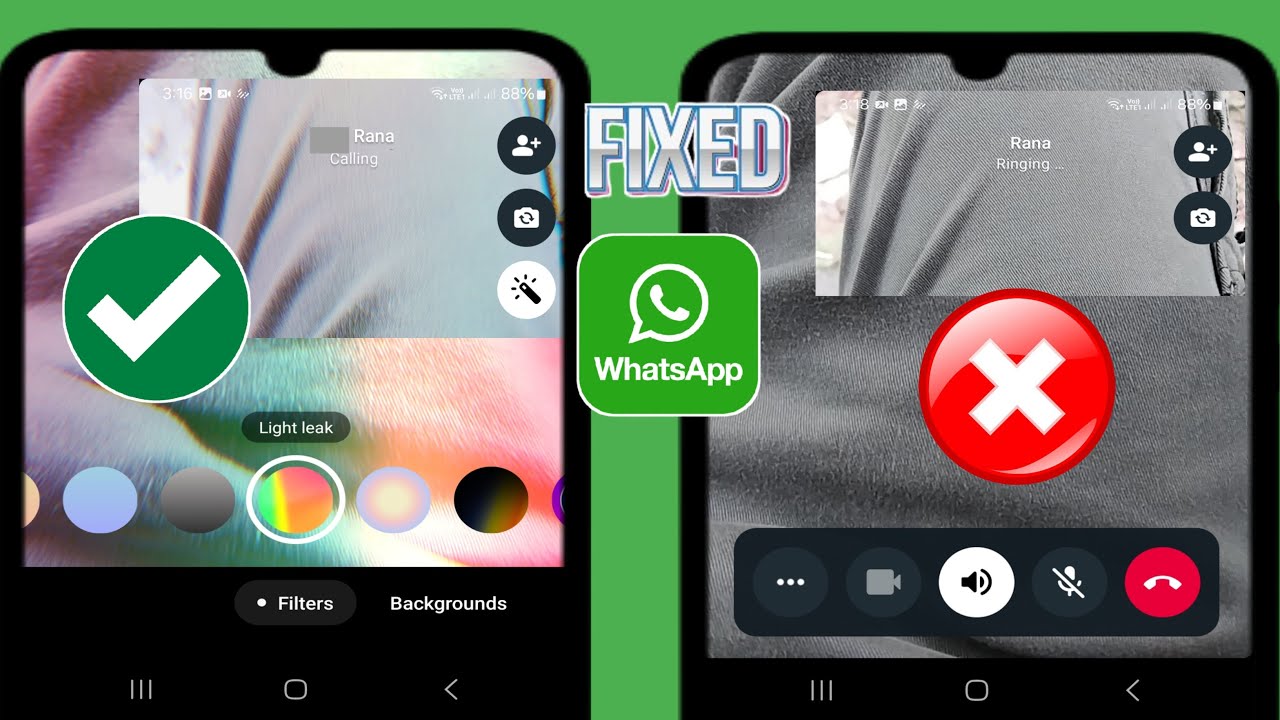 Cómo arreglar la opción de filtros que no se muestra en la videollamada de WhatsApp 2024 |