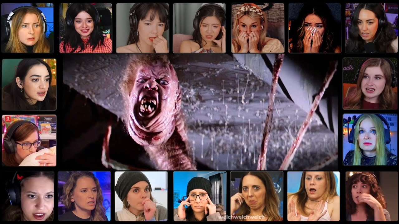 The Thing（1982）Chest Defibrillation scene  *（Girls）Reaction Mashup